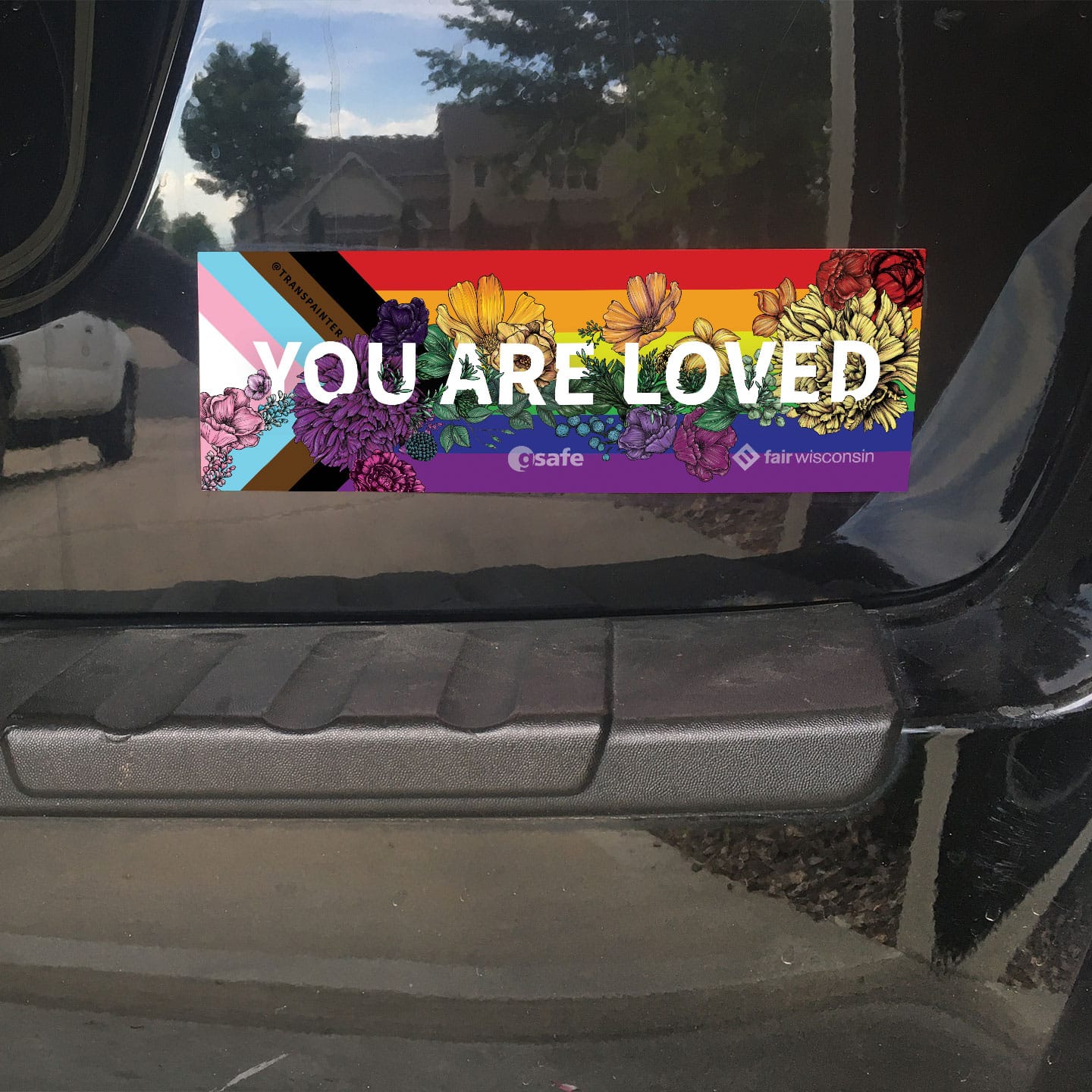 YOU ARE LOVED Bumper Sticker - Fair Wisconsin